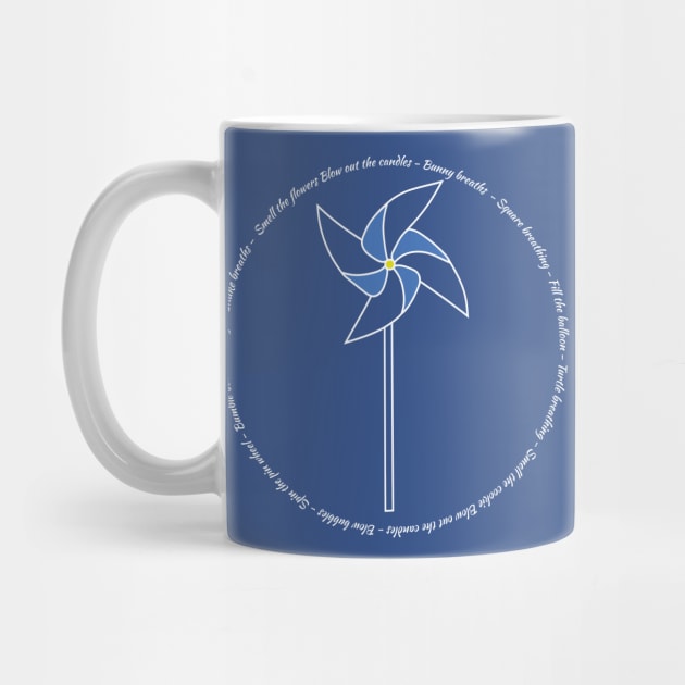 Breathing Pinwheel blue by PixHailDesigns